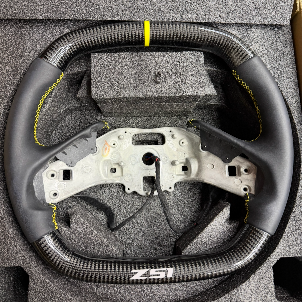 2020-2026+ Chevy C8 Corvette Z51 Carbon Fiber Steering Wheel - IN STOCK