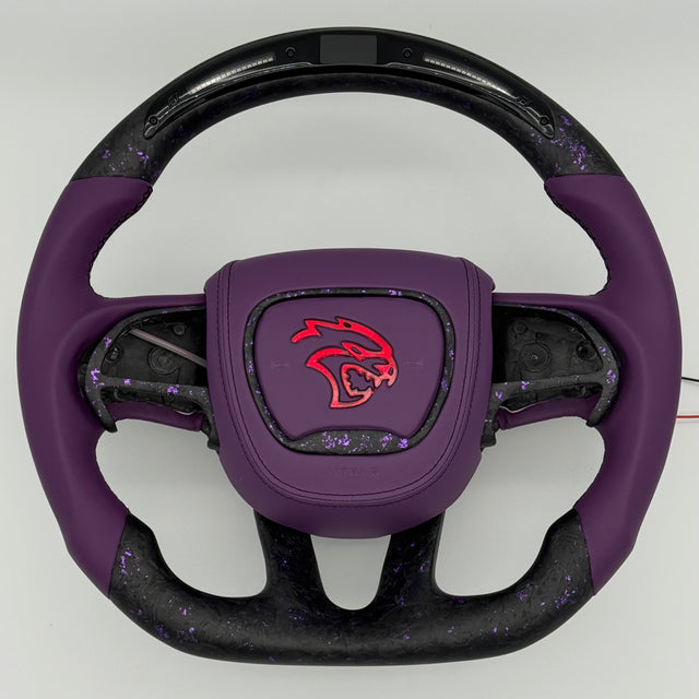 SRT HELLCAT RGB LED Custom Airbag Cover - AutoLEDTech.com