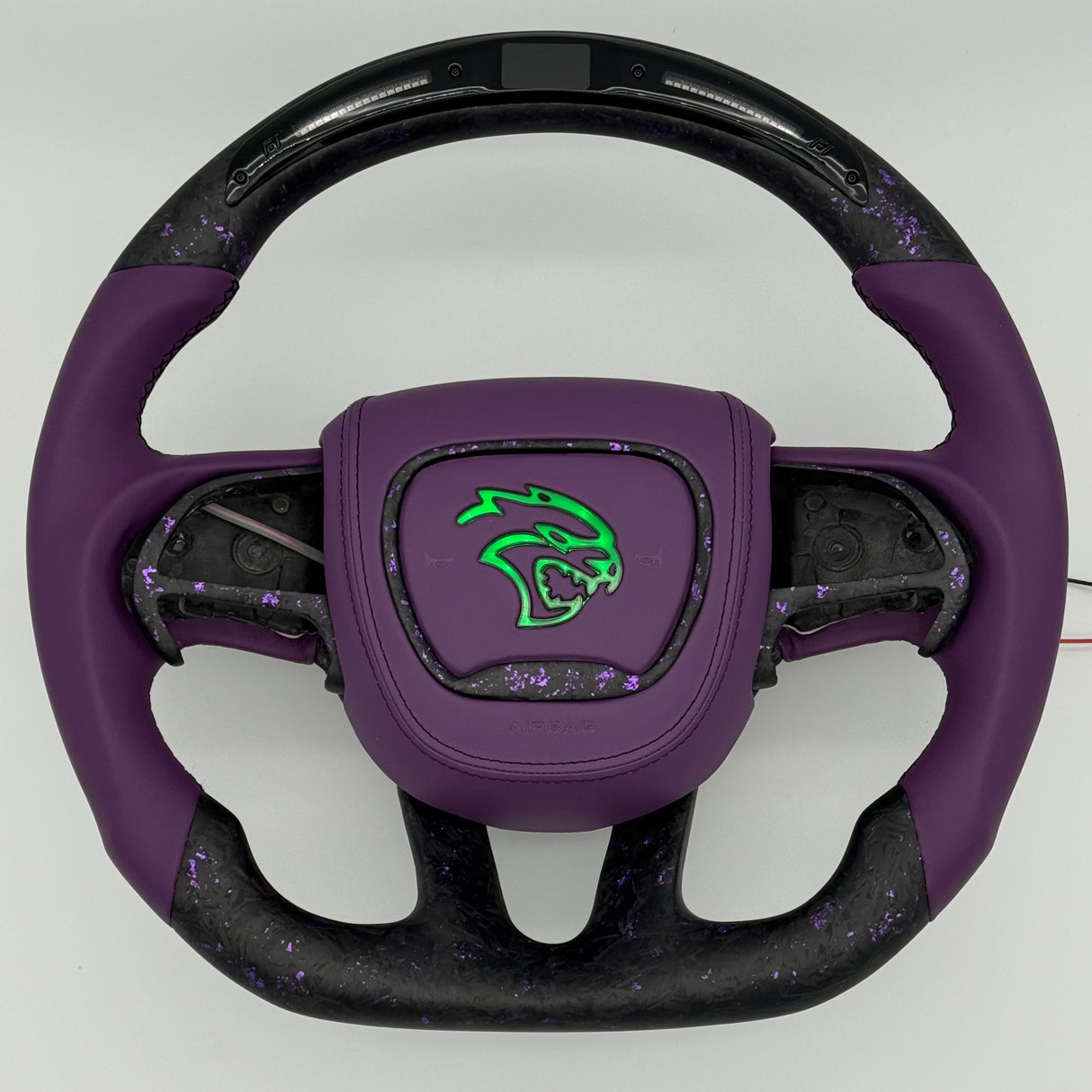 SRT HELLCAT RGB LED Custom Airbag Cover - AutoLEDTech.com