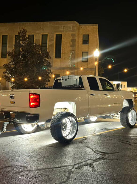 10 Row Pure White Extreme LED Wheel Ring Lights Kit - AutoLEDTech.com