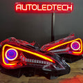 2012-2017 Scion FR-S RGBW Flow Series Spec-D LED Halo DRL Headlights