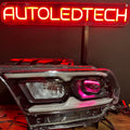 2021-2023+ Dodge Durango RGBW Flow Series LED DRL Prebuilt Headlights