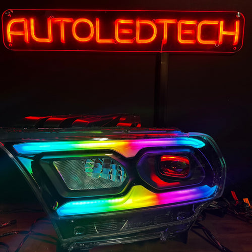 2021-2023+ Dodge Durango RGBW Flow Series LED DRL Prebuilt Headlights