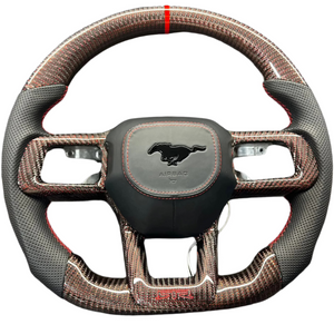 2024+ Mustang S650 Carbon Fiber Steering Wheel