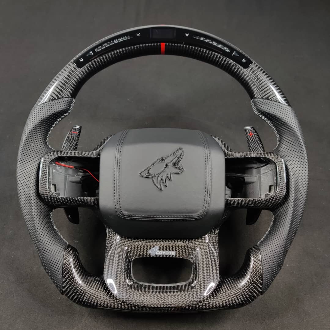 2023-2025+ Ford Super Duty F250 Custom Carbon Fiber Steering Wheel