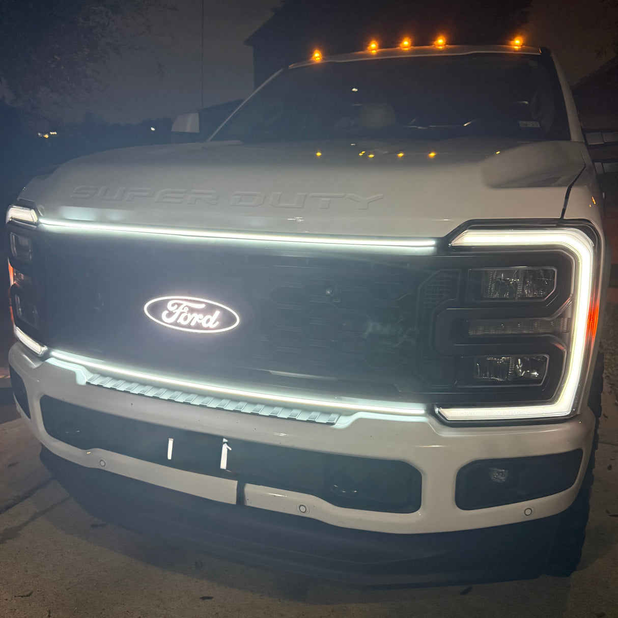 2023-2025+ Ford Super Duty F250 F350 LED Grill Accent Lights Bar Kit