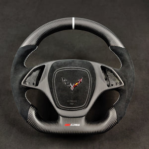 2014-2023 C7 Corvette Carbon Fiber Steering Wheel w/ LED RPM Display