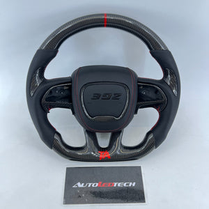 2015+ Dodge Charger Challenger Durango Custom Carbon Fiber Steering Wheel