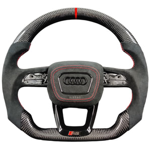 2015-2024 Audi Q3/Q5/Q7/Q8 Custom Carbon Fiber Steering Wheel