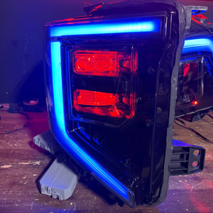 2022-2025+ GMC Sierra 1500 RGBW Flow Series LED DRL Headlights