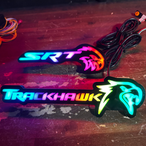 Jeep Trackhawk RGBW Flow Series LED Grill Emblem