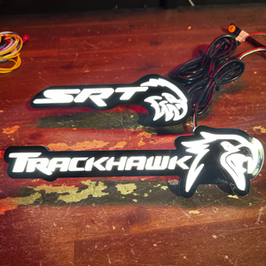 Jeep Trackhawk RGBW Flow Series LED Grill Emblem