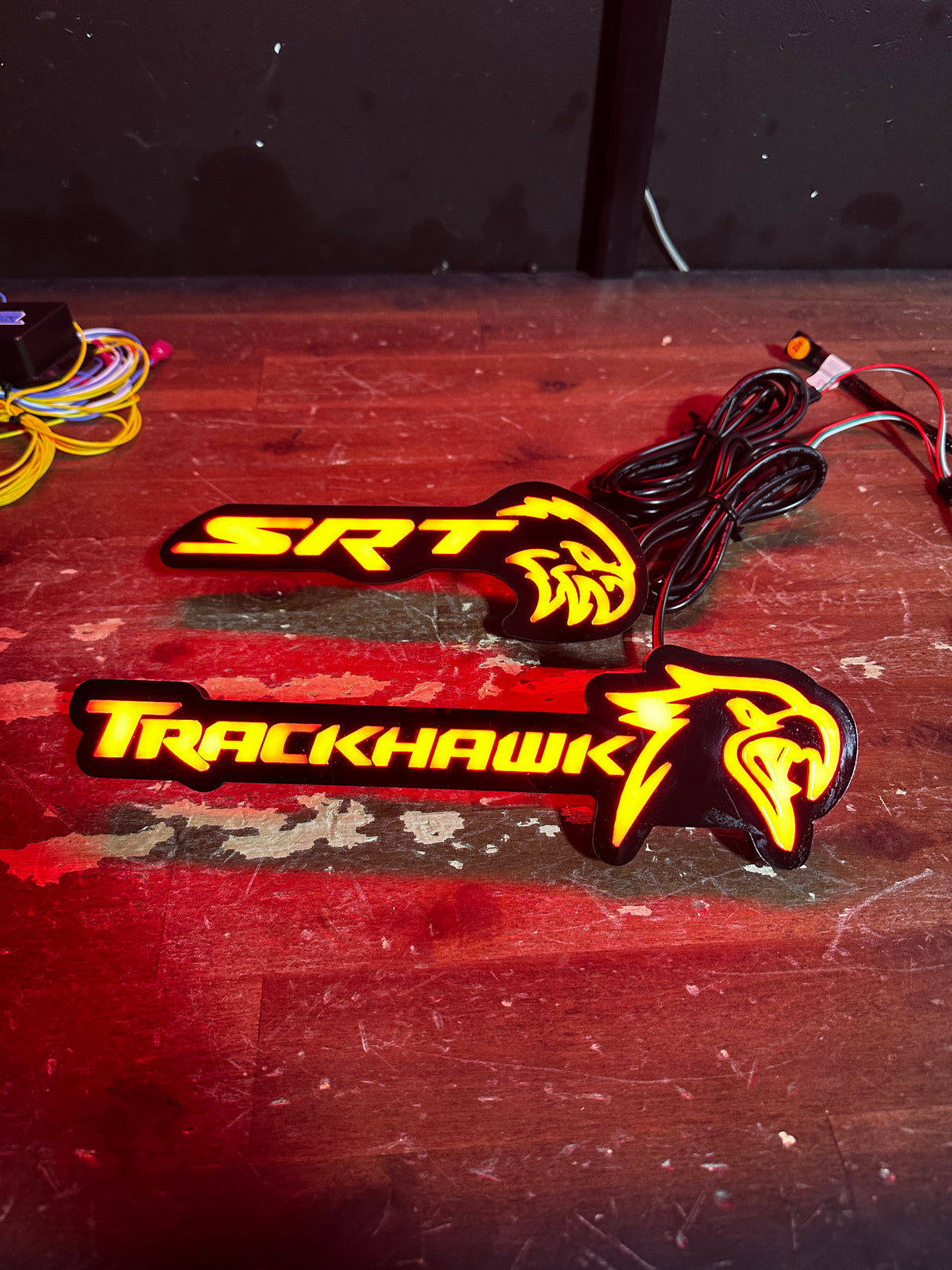Jeep Trackhawk RGBW Flow Series LED Grill Emblem