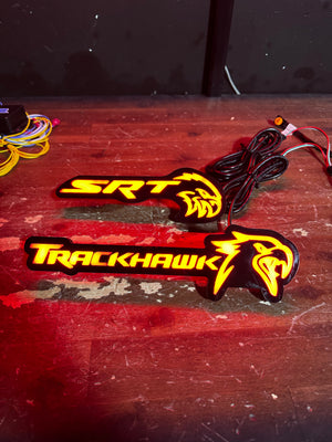 Jeep Trackhawk RGBW Flow Series LED Grill Emblem