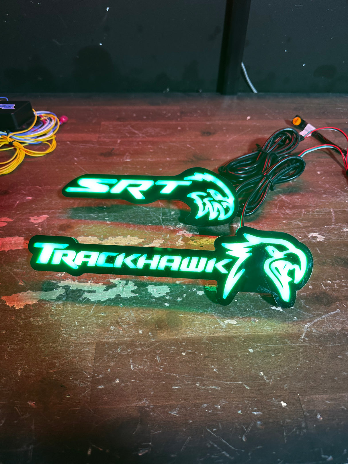 Jeep Trackhawk RGBW Flow Series LED Grill Emblem