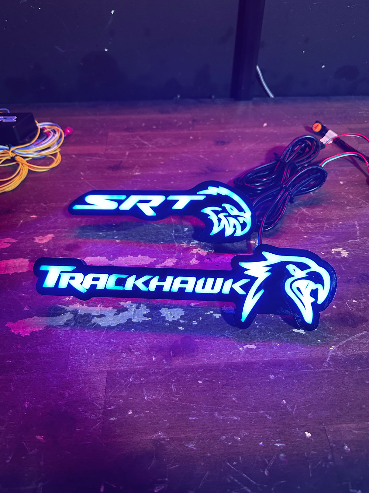 Jeep Trackhawk RGBW Flow Series LED Grill Emblem
