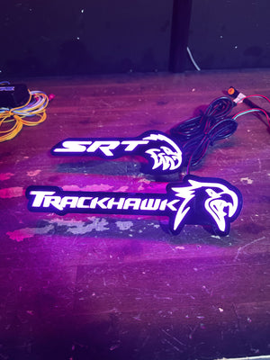 Jeep Trackhawk RGBW Flow Series LED Grill Emblem