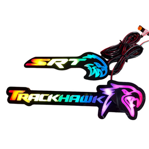 Jeep Trackhawk RGBW Flow Series LED Grill Emblem