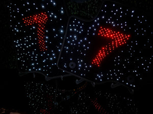 RGBW LED Starlight Floor Mats Lights Kit (400 Stars)