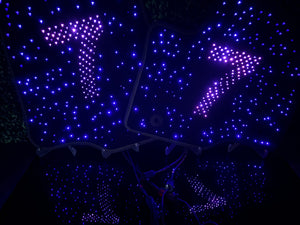 RGBW LED Starlight Floor Mats Lights Kit (400 Stars)