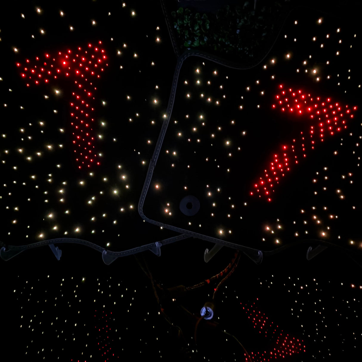 RGBW LED Starlight Floor Mats Lights Kit (400 Stars)