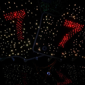 RGBW LED Starlight Floor Mats Lights Kit (400 Stars)