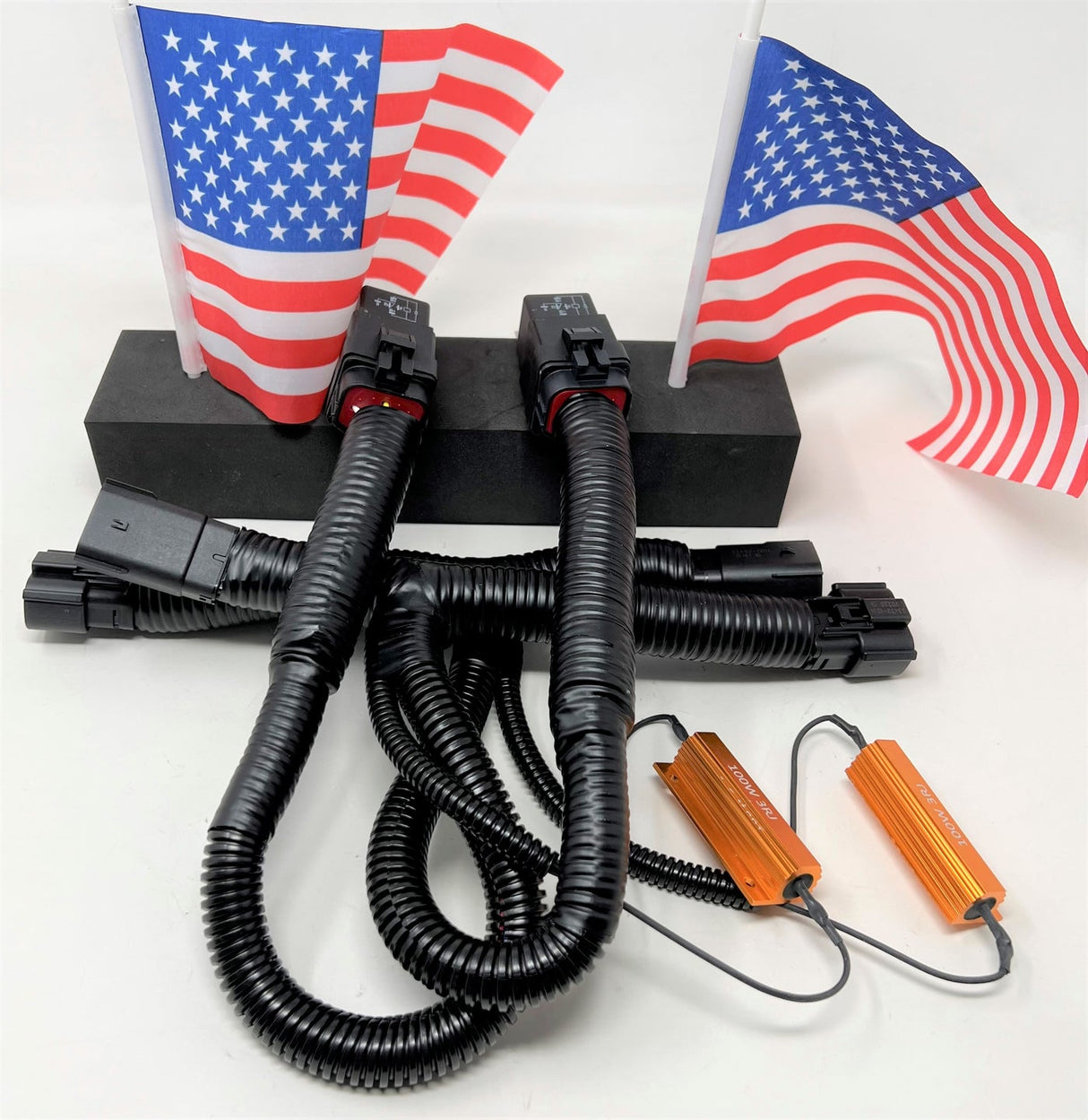 2024+ Chevy Silverado HD 2500 LED Headlight Conversion Harness Kit (Pair)