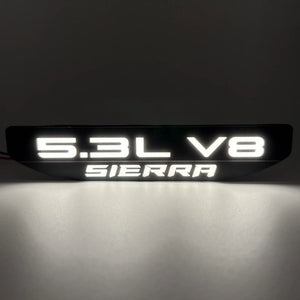 2019-2026 GMC Sierra 1500 Illuminated Fender Badge - AutoLEDTech.com