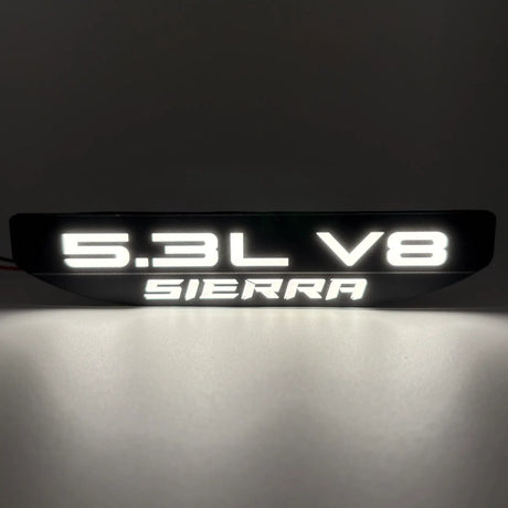 2019-2026 GMC Sierra 1500 Illuminated Fender Badge - AutoLEDTech.com