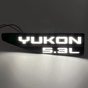2021-2027 GMC Yukon Illuminated Fender Badge - AutoLEDTech.com