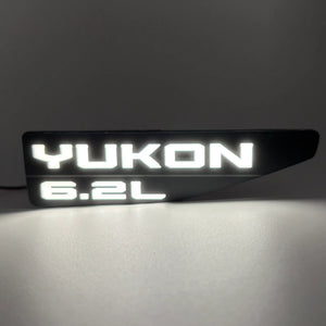 2021-2027 GMC Yukon Illuminated Fender Badge - AutoLEDTech.com