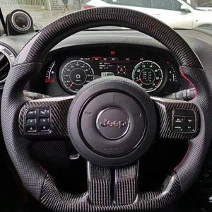 2019+ Jeep Wrangler JL Gladiator JT Custom Carbon Fiber Steering Wheel