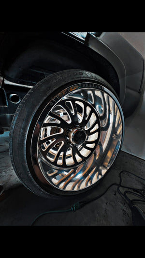 20 Row Pure White Extreme LED Wheel Lights Kit - AutoLEDTech.com