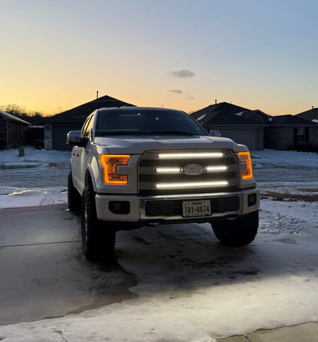 2015-2017 Ford F150 Platinum LED Grill Accent Lights Bar Kit - AutoLEDTech.com