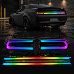 2015–2024 Dodge Challenger HRS Flow Series Tail Lights - AutoLEDTech.com