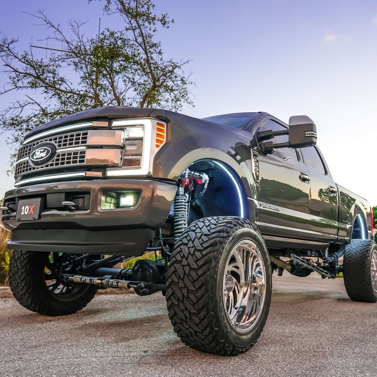 White or RGBW LED Fender Well Arch Lights Kit