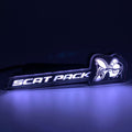 2015-2023 Dodge Charger Challenger Scatpack White or RGB LED Badge Emblem Logo