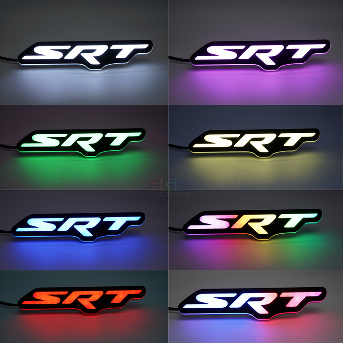 2006-2023 Dodge Mopar SRT RGB Flow Series LED Badge Emblem Logo