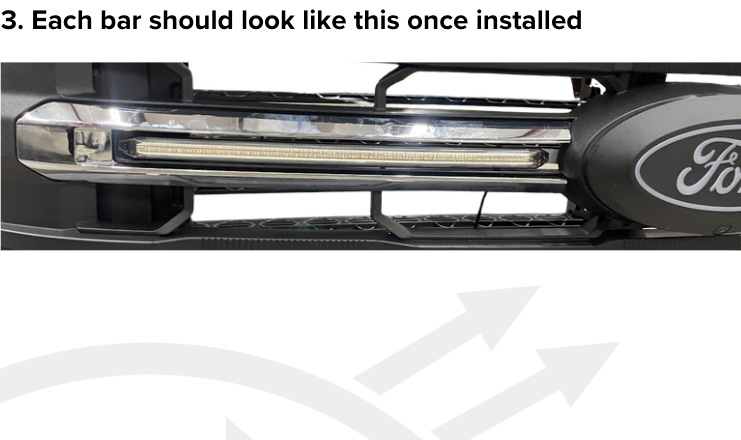 2024+ Ford F150 XLT STX Animated LED Grill Light Bars Kit PLUG & PLAY