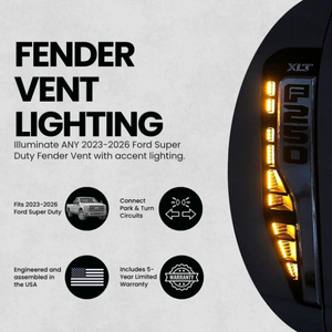 2023-2027 SUPERDUTY SWITCHBACK PRO™ FENDER VENT LIGHTING KIT - AutoLEDTech.com