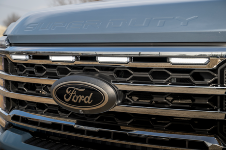 2023-2026+ Ford Super Duty White Amber LED XBG Grill Light Assembly - AutoLEDTech.com