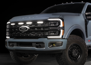 2023-2026+ Ford Super Duty White Amber LED XBG Grill Light Assembly - AutoLEDTech.com