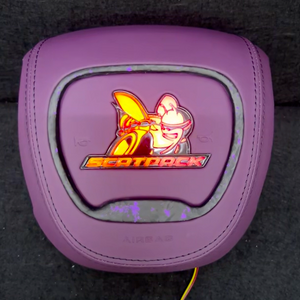 Scatpack Bee RGB LED Custom Airbag Cover - AutoLEDTech.com