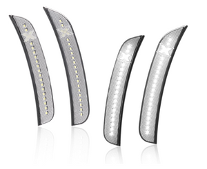 2015-2023 Chrysler 300 SCANNING White LED Smoked Side Marker Lights - AutoLEDTech.com