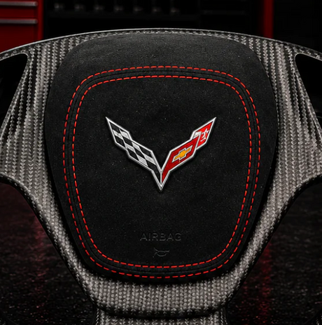 2020-2027+ Chevy C8 Corvette Custom Airbag Cover - AutoLEDTech.com