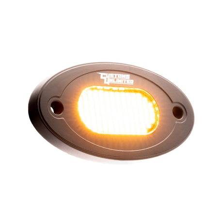 Switchback White/Amber 108 LED Rock Lights Pod Kit - AutoLEDTech.com
