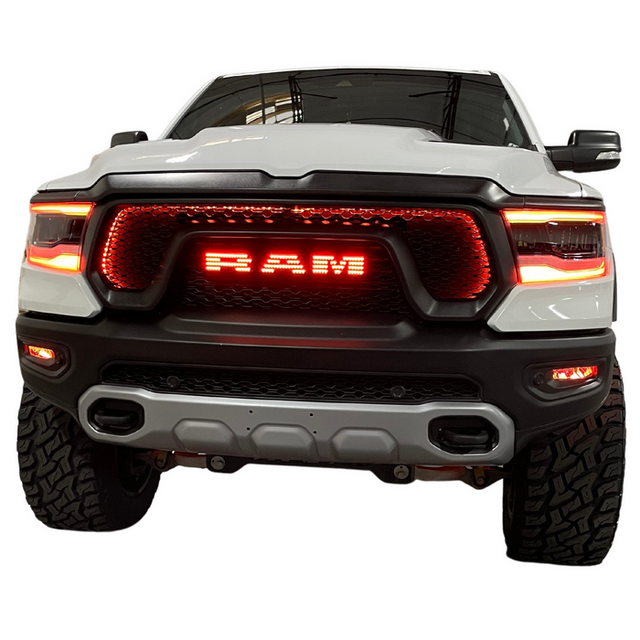 2019-2024 RAM 1500 HD RGBW LED Illuminated Badge Emblem Logo ...
