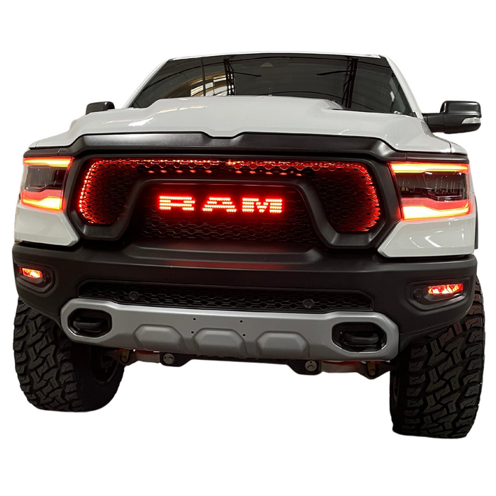 2019-2024 RAM 1500 2500 LED Illuminated Badge Emblem Logo 2.0 (Flow Series)