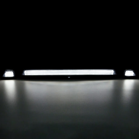 2020-2026+ GMC Chevy HD Smoked White Amber LED Roof Cab Lights - AutoLEDTech.com
