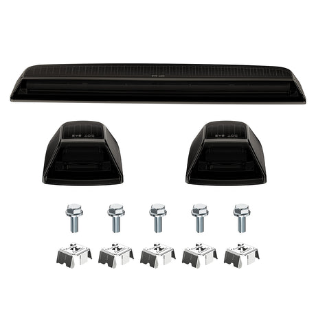 2020-2026+ GMC Chevy HD Smoked White Amber LED Roof Cab Lights - AutoLEDTech.com